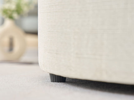 Nesting Ottomans, Round Coffee Table & Bench With Tray (Set of 2)