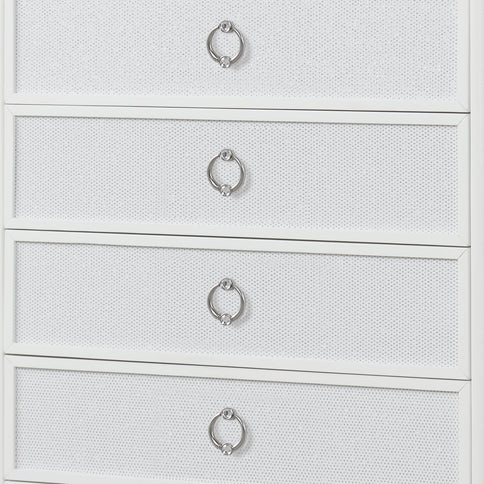 Abigale - 5 Drawer Chest With LED Lighting - White