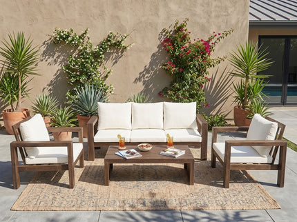 4 Piece Patio Sofa Set