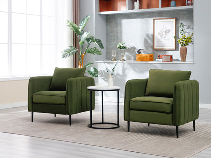 Accent Chair With Pillow For Living Room