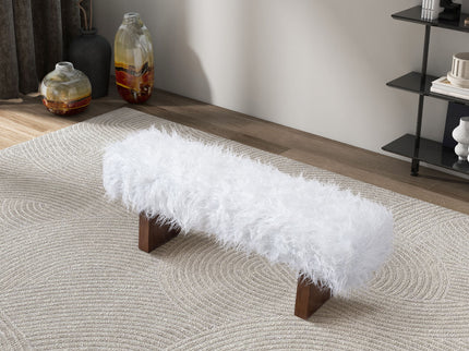 Henley - Fur Bench - White Khaki