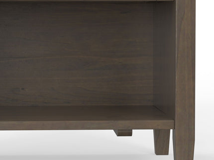 Ela - Bedside Table - Smoky Brown