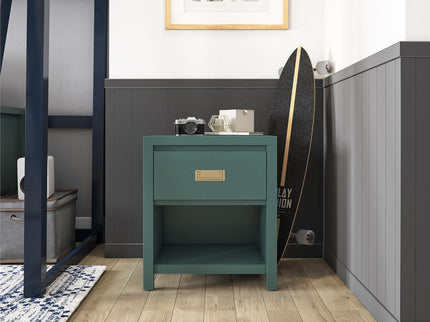 Haven - 1 Drawer Nightstand - Green