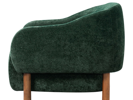 Modern Accent Chair With Recessed Arms And Tight Back