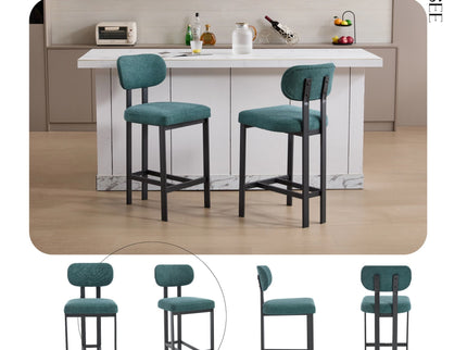 Modern Counter Height Stools (Set of 2)