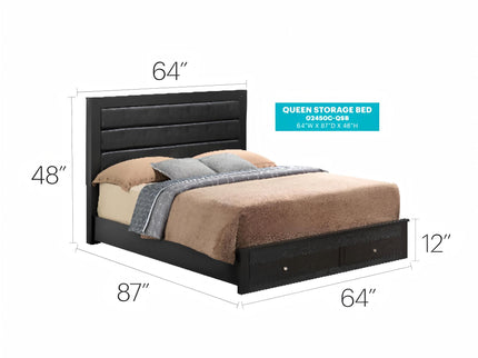 Elegant Storage Bed For Cozy Spaces