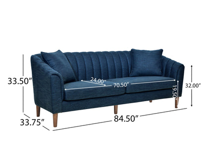 Contemporary 3 Seater Sofa With Accents