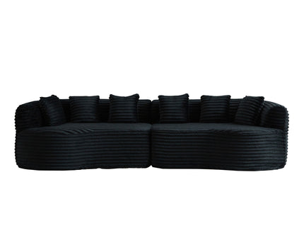 Sectional Sofa, Oversized 4 Seater With Deep Seat Design