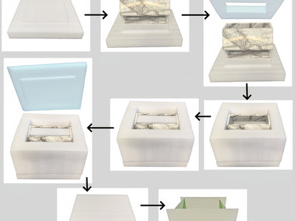 Modern Minimalist Hexagon Side Table