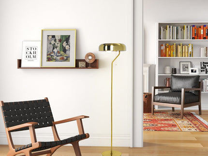 Spectra - Tall Corner Floor Lamp For Living Room - Gold