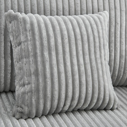 Modern Chaise Sofa With Adjustable Backrest, Cup Holders, Phone Holder & Storage Compartments For Living Room