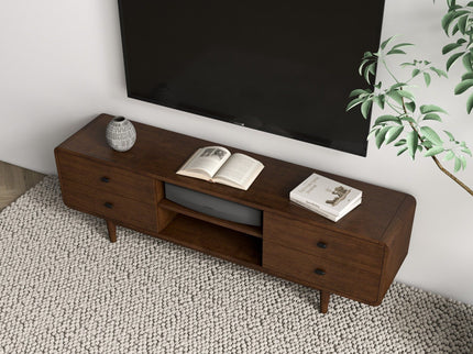 Alexa - TV Stand - Dark Brown / Wood