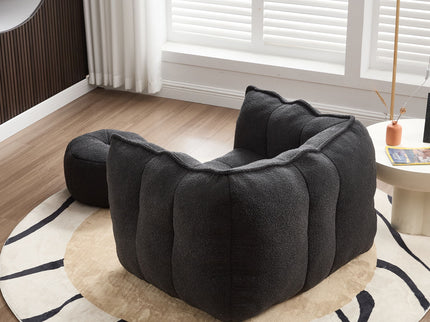 Soft Bean Bag Chair With High Resilient Foam