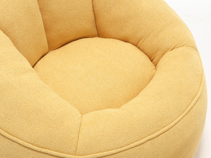 Bedding Bean Bag Sofa Chair High Pressure Foam With Footrest