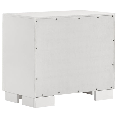 Copper - 2 Drawer Rectangular Nightstand