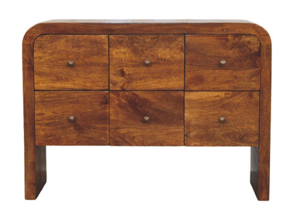 Darcy - 3 Over 3 Drawer Chest - Brown