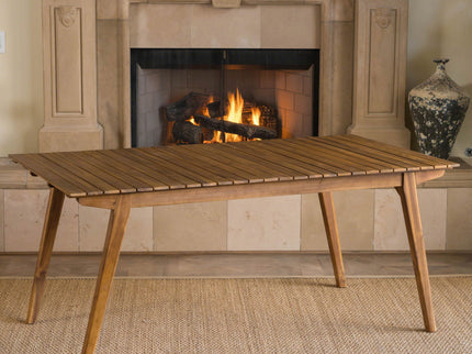 Outdoor Dining Table & Frame - Teak