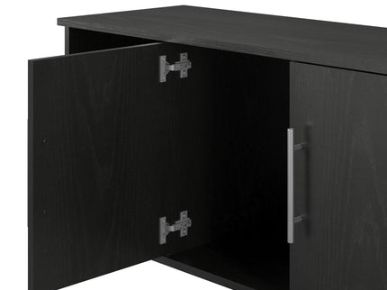 Systembuild Evolution Camberly - Shoe Storage Bench - Black Brown