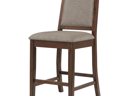 Allen - Upholstered Counter Chair (Set of 2) - Oak