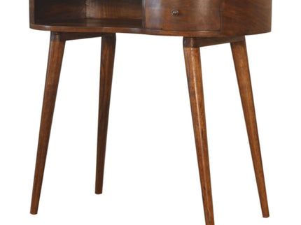Rounded Writing Desk - Chestnut