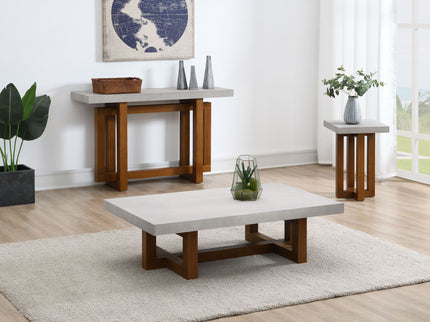Keven - Faux Concrete Top Table