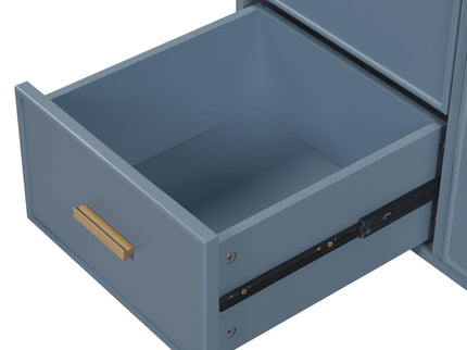 Bathroom Vanity With Sink, Deep Drawer, Door Shelf, 2 Tier Basket