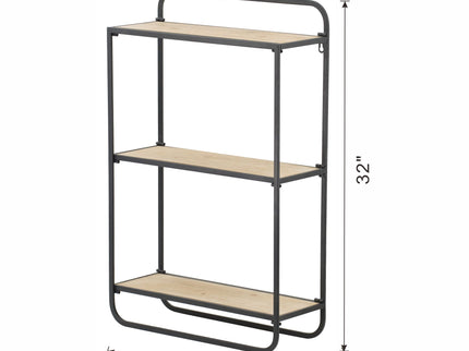 Wall Shelf - Black Brown