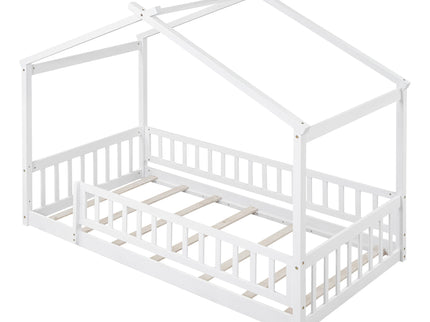 Bed House Bed Frame With Fence