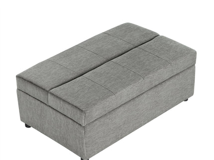 Twin Size Folding Ottoman Sleeper Bed With Mattress Convertible Guest Bed