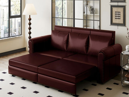 Chesterfield Sofa & Pull Out Bed