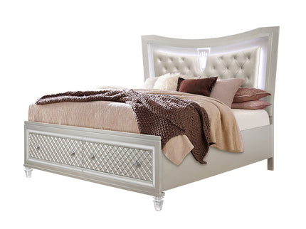 Cross - Elegant Design Bed With LED