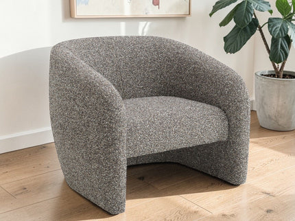 Livia - Accent Chair - Brown / Gray