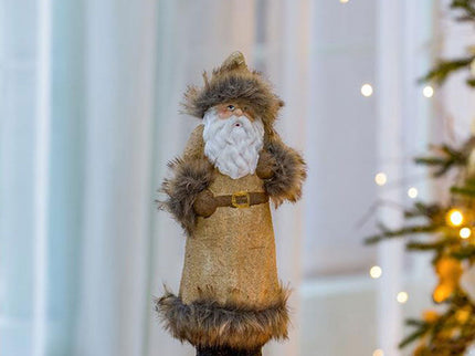 Christmas Gnomes Decorations, Christmas Table Home Ornaments For Holiday Party Gifts (Set of 2) - Beige / White