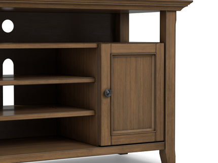 Amherst - TV Media Stand - Rustic Natural Aged Brown