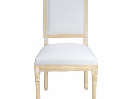 Dining Chairs With Upholstered Square Back (Set of 2)