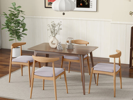 Elegant Dining Chairs With Ergonomic Backrest & Comfort Cushions (Set of 2)
