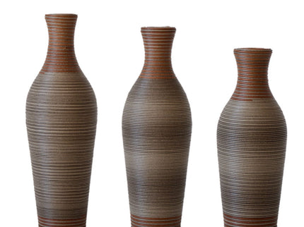 Classic And Neat Floor Vase, High Independent Flower Stand (Set of 3)