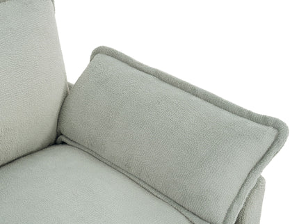 Modern Single Seat Accent Chair With Side Storage Pockets