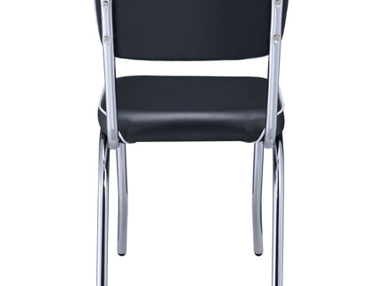 Open Back Upholstered Side Chairs (Set of 2)
