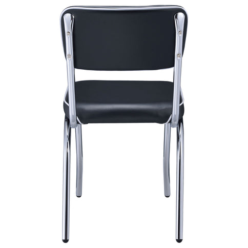 Open Back Upholstered Side Chairs (Set of 2)