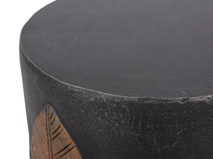 Outdoor Lightweight Concrete Side Table - Copper