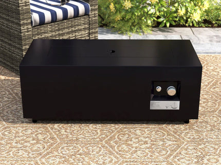 Modern Design Outdoor Fire Pit Table With Cover