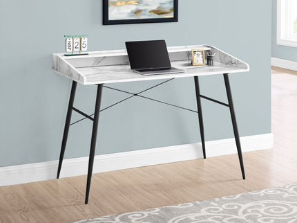 Computer Desk For Home Office, Laptop Storage Shelves, Contemporary & Modern