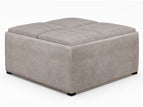 Pearl Silver / Faux Leather