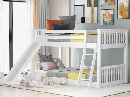 Bunk Bed & Convertible Slide And Ladder