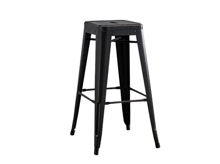 Backless Bar Stools (Set of 2) - Black
