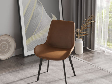 Modern Dining Chair Living Room Metal Leg Dining Chair (Set of 2)