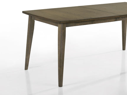 Bistro - Wide Contemporary Rectangle Dining Table With Extension Leaf