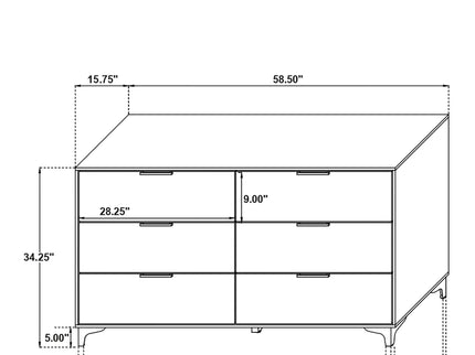 James - 4 Piece Bedroom Set