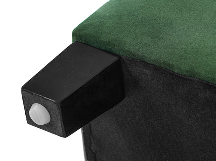 Upholstered Storage Ottoman Bench, Foot Rest For Bedroom